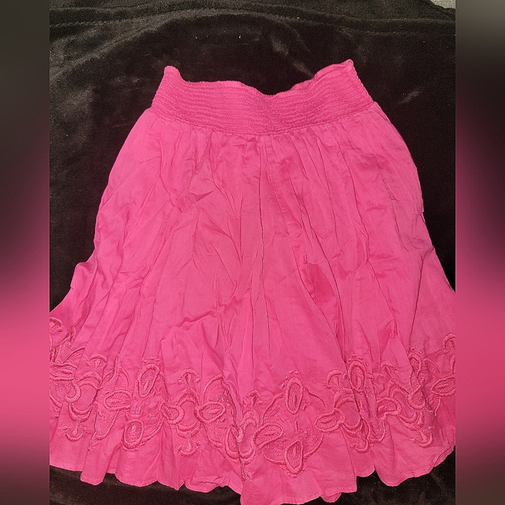 Banana Republic Pink A-Line Skirt